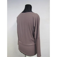 Bluzka Bonie z marszczeniem tuszującym brzuszek - beige